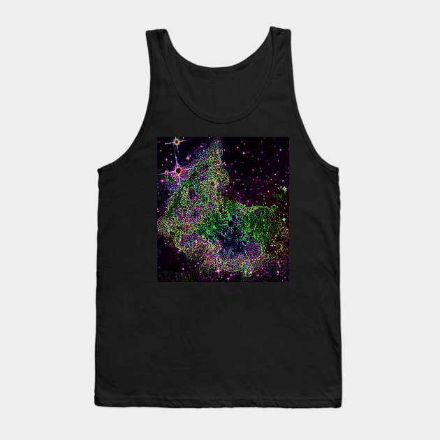 Black Panther Art - Glowing Edges 389 Tank Top by The Black Panther